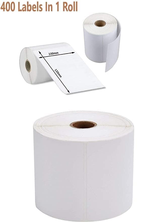 Thermal Sticker Label 4x6 Per Roll 400 Pcs
