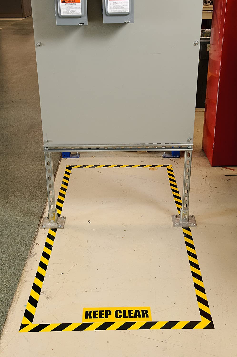 Floormarking Tape Yellow & Black