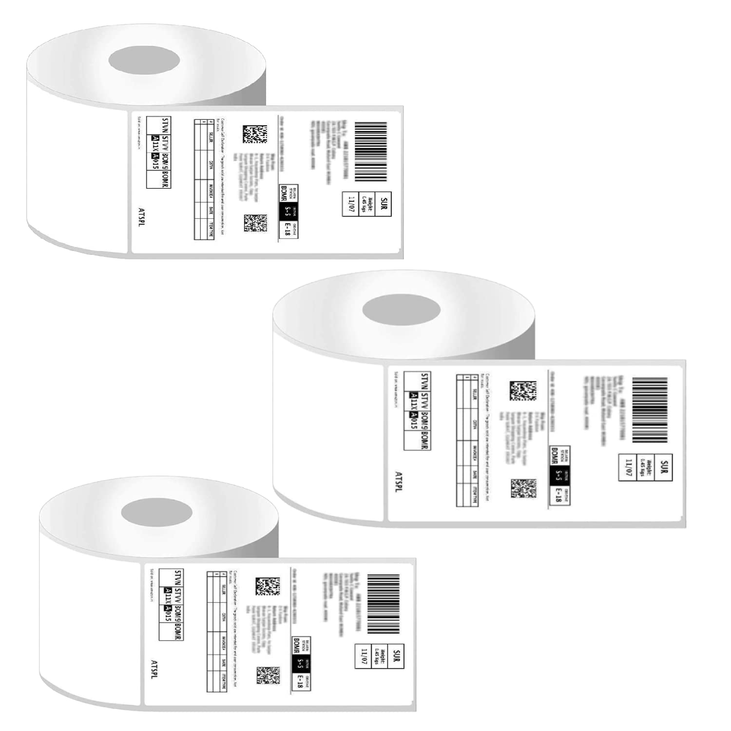 Thermal Sticker Label 4x6  Per Roll 400 Pcs