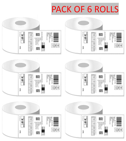 Thermal Sticker Label 4x6  Per Roll 400 Pcs