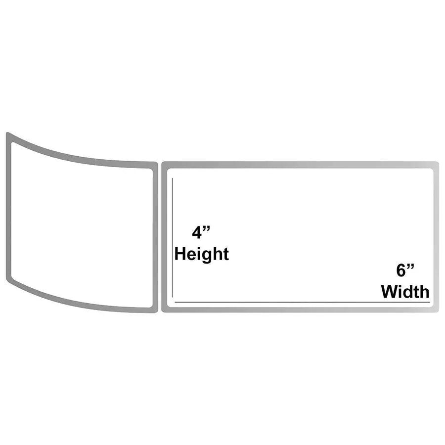 Thermal Sticker Label 4x6  Per Roll 400 Pcs