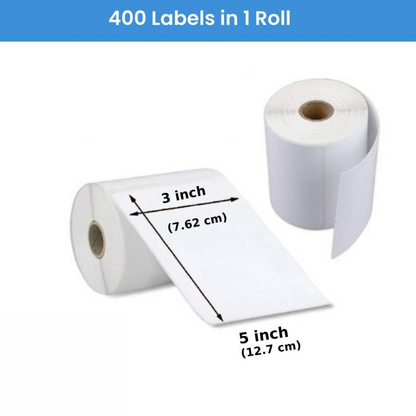 Thermal Sticker Label 3x5 Per Roll 400 Pcs