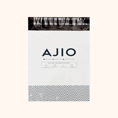 Ajio Printed Courier Bags 52 GSM