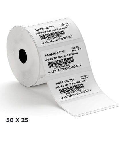 Thermal Sticker Label 50×25  Per Roll 1000 Pcs